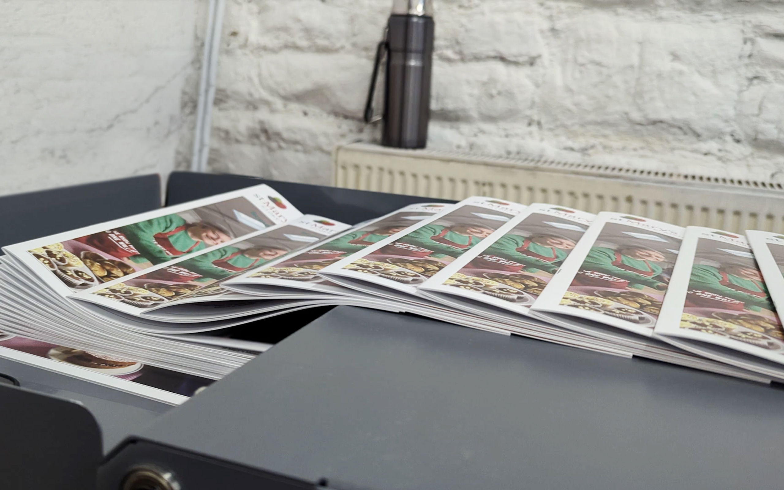 Booklets being produced on Dovetons new DBM-700 Booklet System