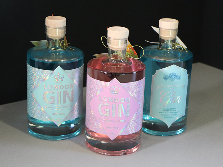 Premium Gin Bottle Labels