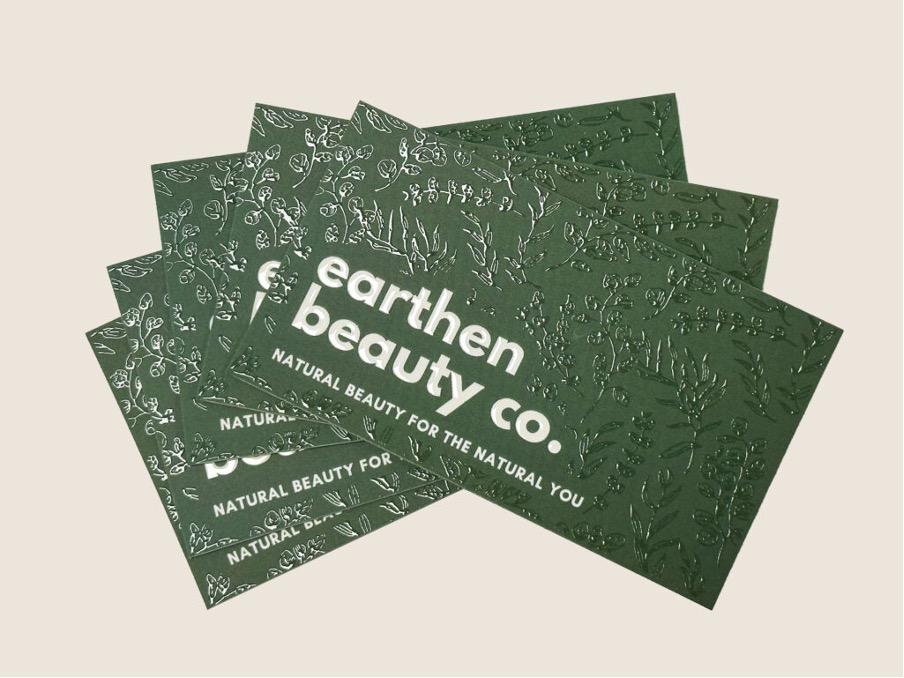 spot UV coated business cards