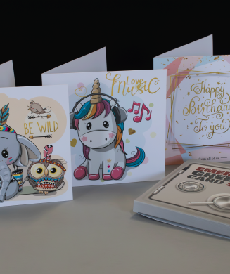 greeting cards with box