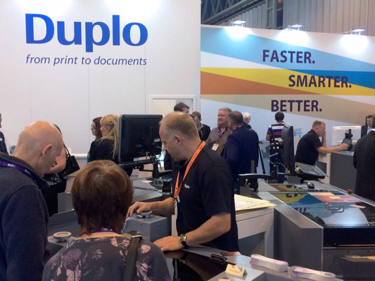 Duplo Focuses on Seamless Solutions at Print Show