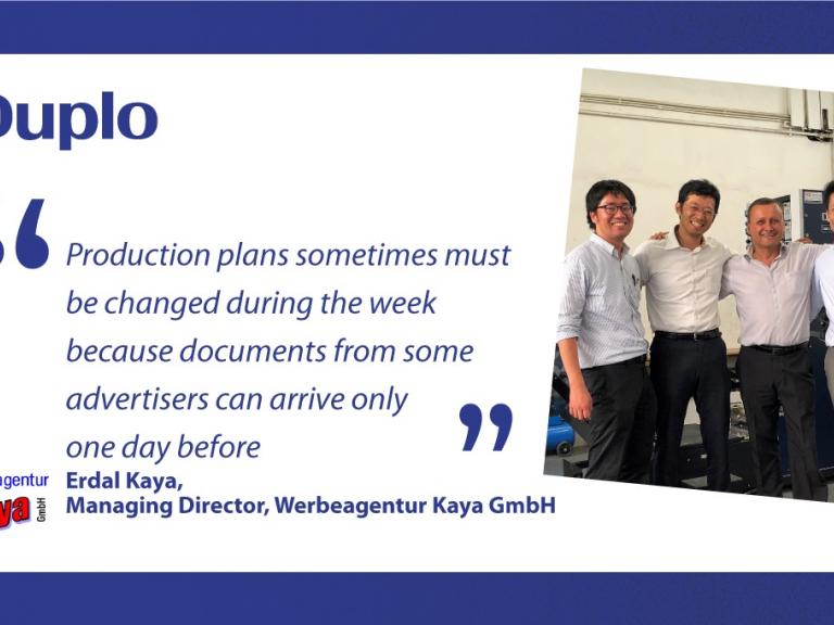 Duploâ€™s Automated Collation solution enabled Kaya to improve efficiency and be competitive