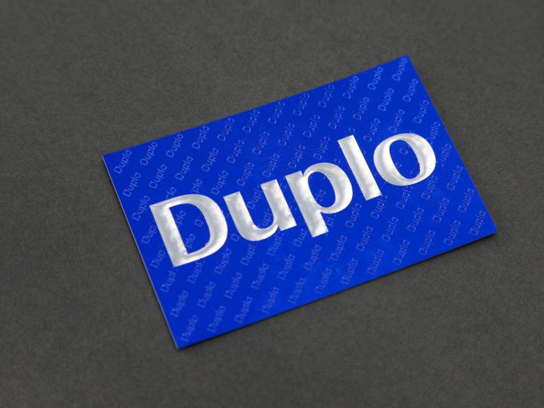 Duplo business card