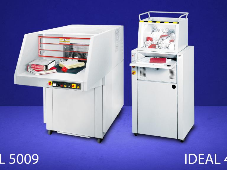 IDEAL 3 phase, high capacity shredders