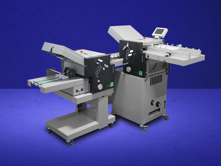 Multigraf 435-SM folder with 2 plate cross fold section