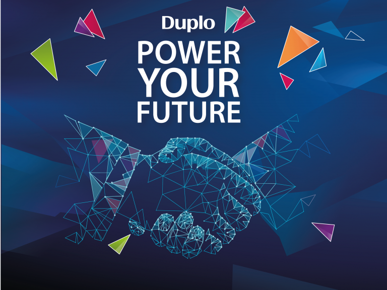 Duplo 'Power Your Future' Drupa 2024 Graphic