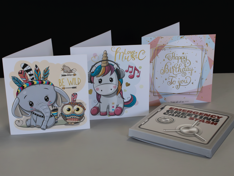 greeting cards with box