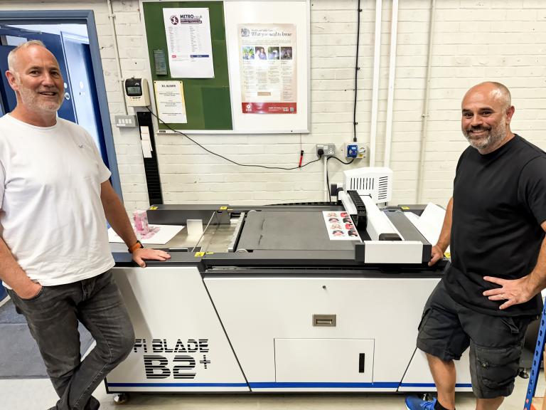 George Eckford, Managing Director of X1 Limited, overseeing the new PFi Blade B2 installation