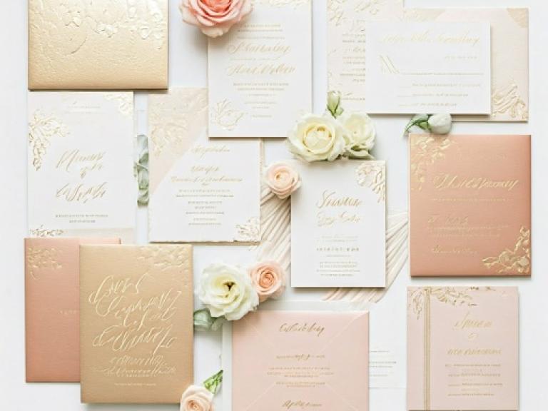Embellished invitations