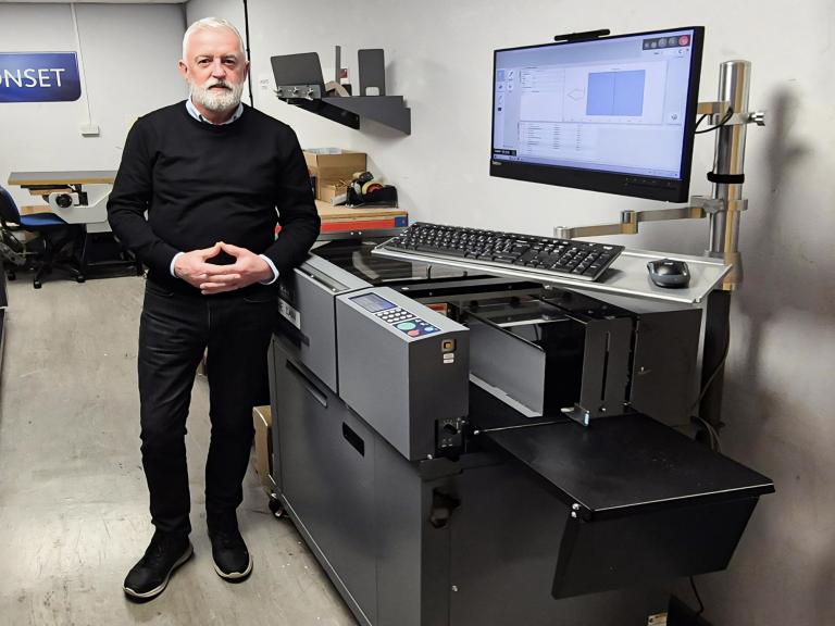 Chris Durham from Ronset with his new DC-618