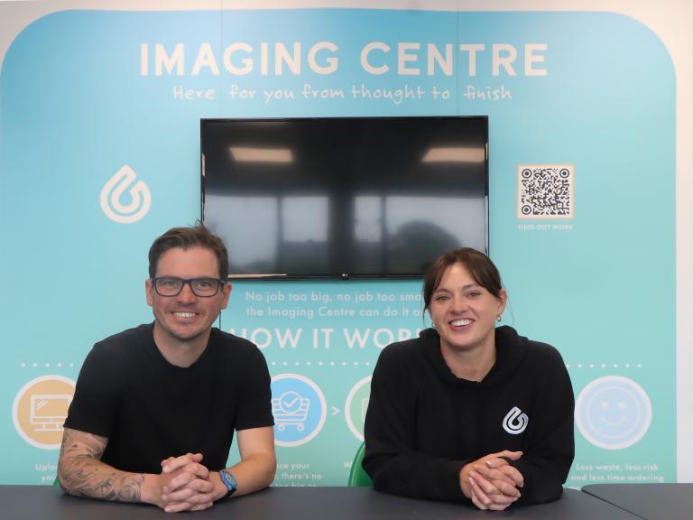 (L-R) Adam Short, Managing Director and Jessica Short, Operations Director at The Imaging Centre