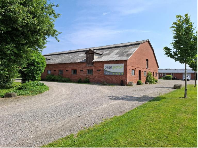 Degn Grafisk is located in Nørager on the western part of Denmark, but has customers across the country