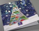 Embellished Christmas Tree square Card