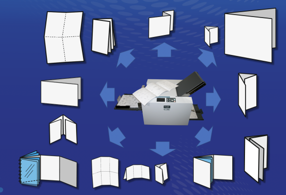 Table top suction folder