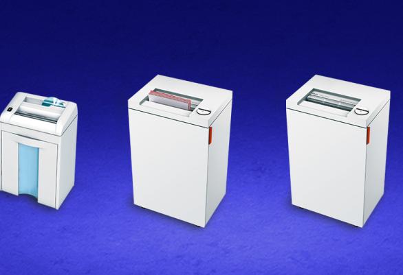 IDEAL deskside/personal high security shredders.