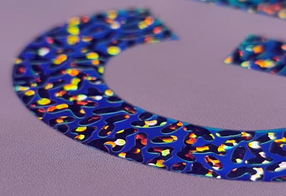 DDC-8000 Application - Glitter Foil