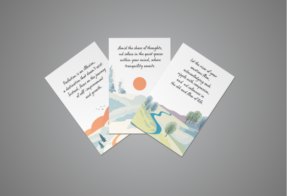 Mindfulness business cards