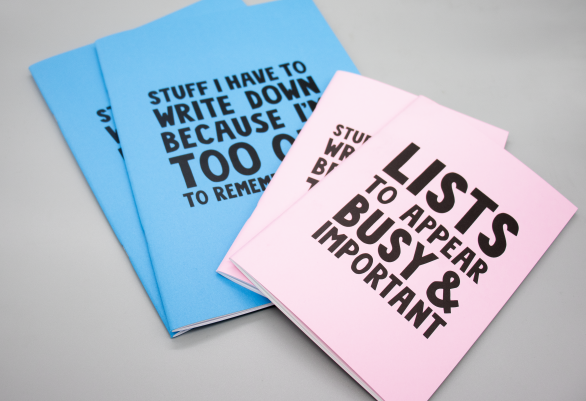 Quote notebooks, A4 and A5