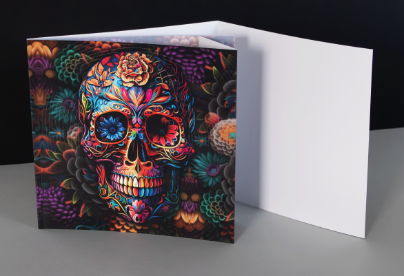 Skull Notebook with Flaps